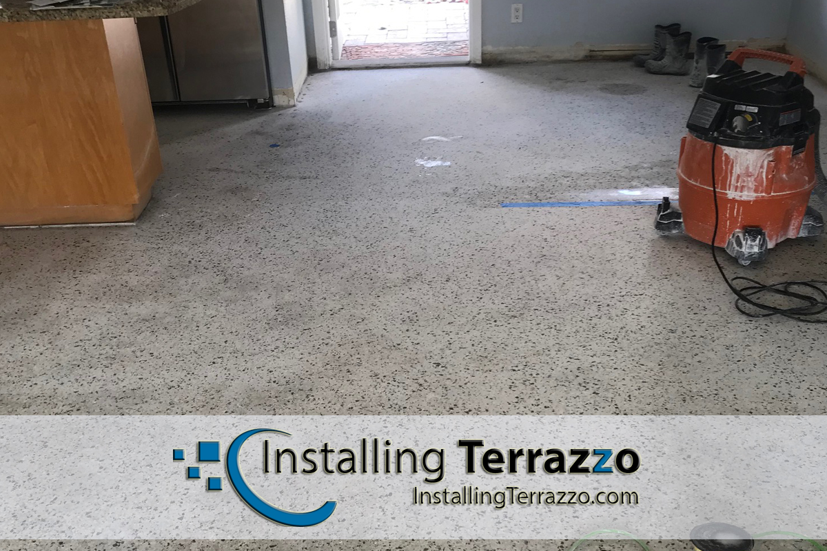 Terrazzo Floor Restoration Process Palm Beach