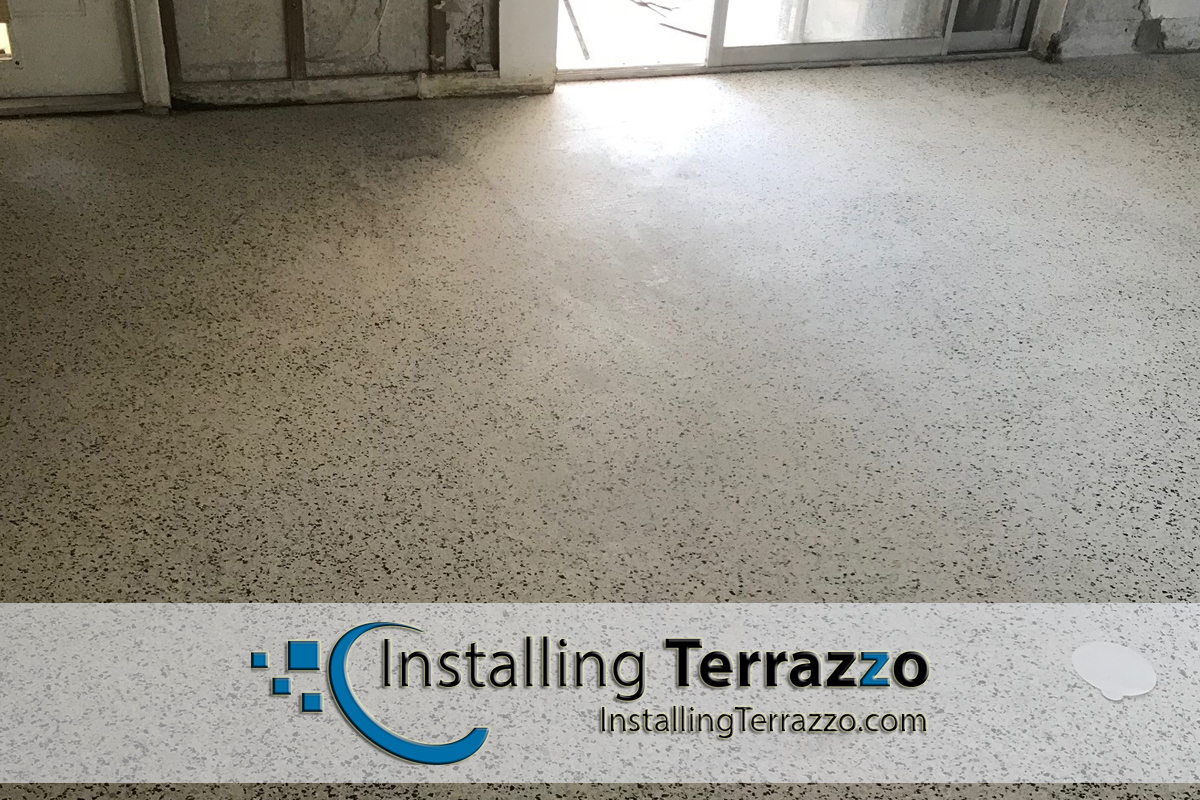 Terrazzo Tile Flooring Installation Process In Palm Beach Installing