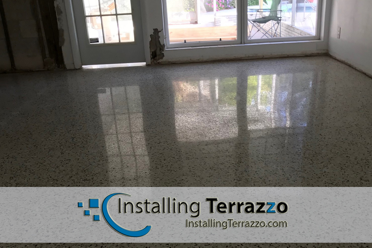 Terrazzo Floor Clean Polishing Palm Beach